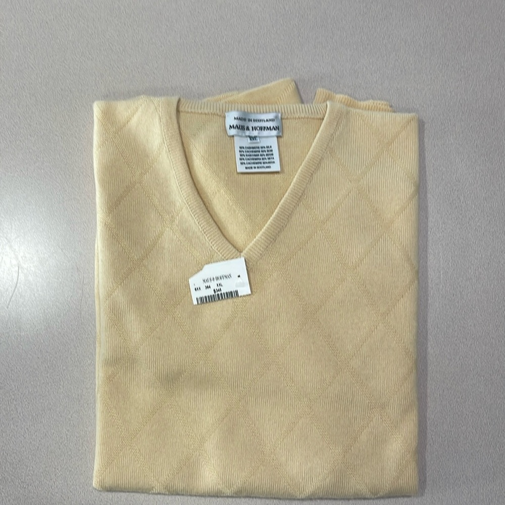 Maus & Hoffman Cashmere Men’s Sweater XXL NWT